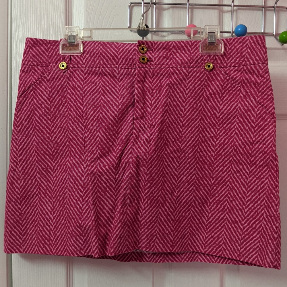 Lilly Pulitzer Size 10 Pink Mini Skirt